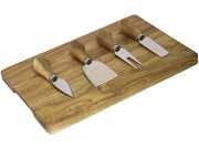 Taylor's Eye Witness Acacia Cheese Board & Knife Set